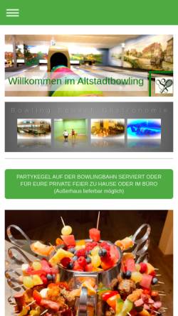 Vorschau der mobilen Webseite www.altstadtbowling.de, Altstadtbowling-Freiberg-Gerberpassage