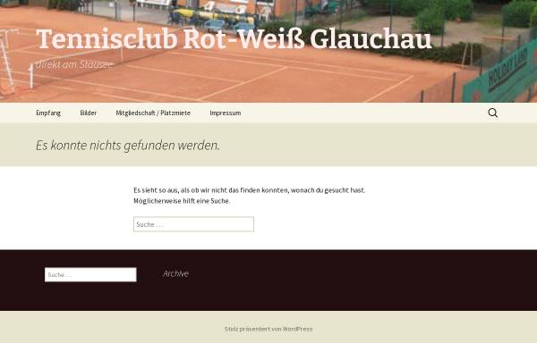 Tennisclub Rot - Weiß Glauchau e.V.