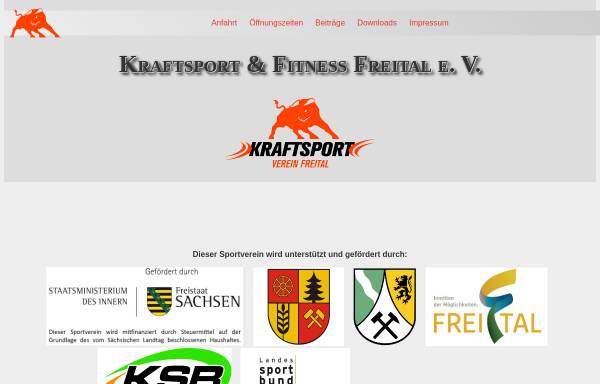 Vorschau von www.kraftsport-fitness-freital.de, SV Kraftsport und Fitness