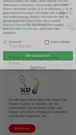 Vorschau der mobilen Webseite sachsen.dsqv.de, Squash Landesverband Sachsen
