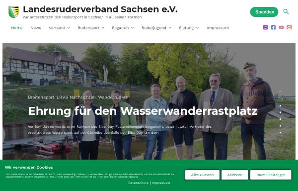 Vorschau von www.sachsen-rudern.de, Landesruderverband Sachsen e.V.