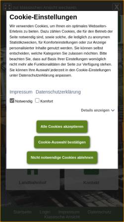 Vorschau der mobilen Webseite www.chemnitztalbahn.de, Eisenbahnfreunde Chemnitztal e.V.