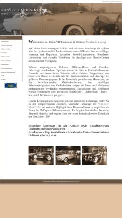 Vorschau der mobilen Webseite www.sl-vip.de, Snset-Limousines, Inh. S. Werner