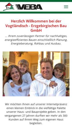Vorschau der mobilen Webseite www.veba-gmbh.de, Veba GmbH
