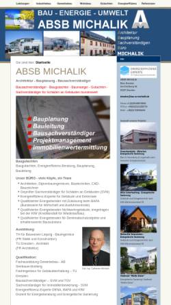 Vorschau der mobilen Webseite michalik-architekt.de, Architekturbüro Michalik