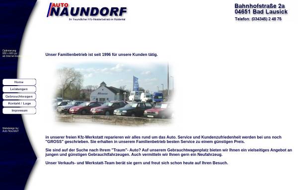 Vorschau von www.auto-naundorf.de, Auto-Naundorf