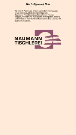 Vorschau der mobilen Webseite www.n-ti.de, Naumann Tischlerei