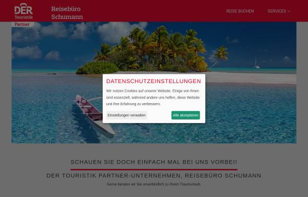 Vorschau von www.weitgereist.de, Reisebüro Schumann