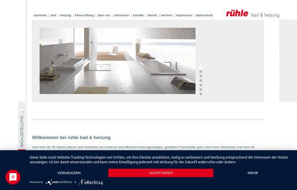 Vorschau von www.ruehle-coswig.de, Haustechnik Rühle GmbH