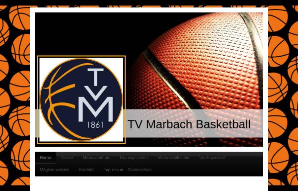 Vorschau von www.tv-marbach-basketball.de, Basketballabteilung des TV Marbach