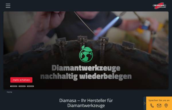 Vorschau von www.diamasa.de, Diamanttechnik GmbH & Co. KG