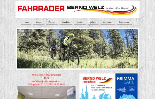 Vorschau von www.fahrrad-welz.de, Fahrrad Welz