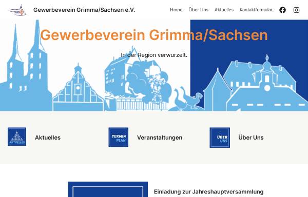 Vorschau von www.gewerbeverein-grimma.de, Gewerbeverein-Grimma/Sachsen e. V.
