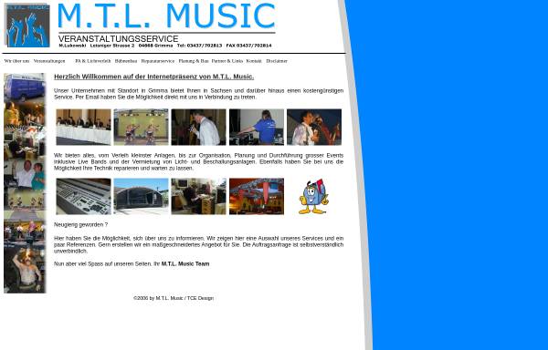 Vorschau von www.mtl-music.de, M.T.L. Music - Licht & Tontechnik