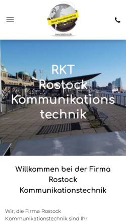 Vorschau der mobilen Webseite www.telefoner.de, Rostock Kommunikationstechnik