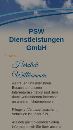 Vorschau der mobilen Webseite www.psw-hoy.de, PSW Schulung & Werbung GmbH