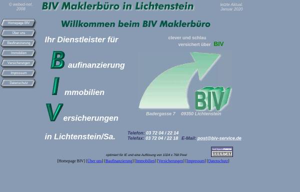 Vorschau von www.biv-service.de, Bürogemeinschaft BIV