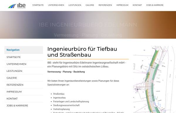 Vorschau von www.ibedelmann.de, Ingenieurbüro Edelmann