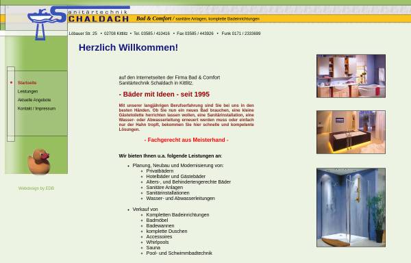 Vorschau von www.bad-und-comfort.de, Sanitärtechnik Schaldach
