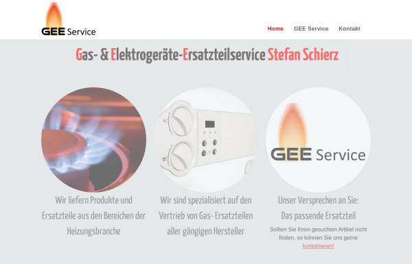 Gas- & Elektrogeräte Ersatzteilservice