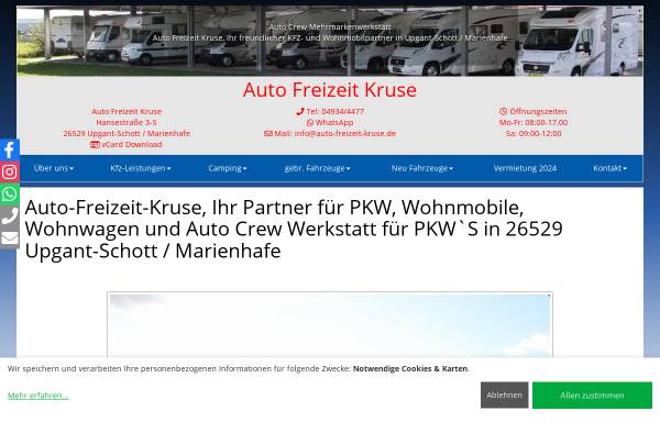 Vorschau von www.autofit-kruse.de, Auto Freizeit Kruse