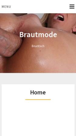Vorschau der mobilen Webseite www.brautmode-bruntsch.de, Brautmoden, Trachtenmode & Dessous Monika Bruntsch