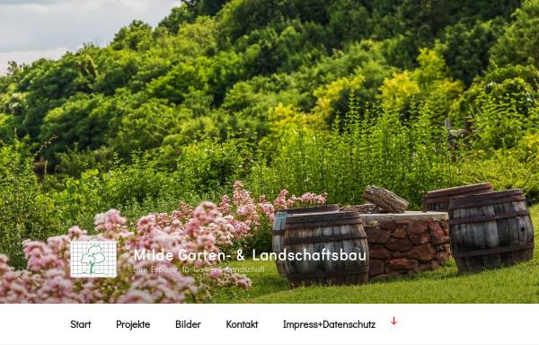 Vorschau von www.milde-galabau.de, Milde Garten- und Landschaftsbau