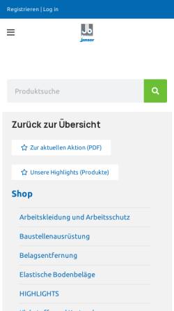 Vorschau der mobilen Webseite www.jbrauchli.ch, Brauchli AG