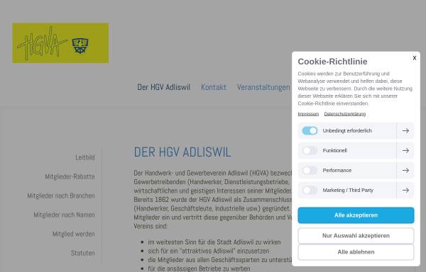Vorschau von www.hgv-adliswil.ch, Handwerk- und Gewerbeverein Adliswil