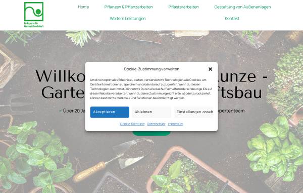 Vorschau von www.galabau-kunze.de, Garten- und Landschaftsbau Dirk Kunze