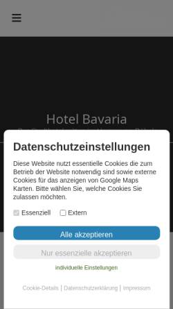 Vorschau der mobilen Webseite www.bavaria-doebeln.de, Hotel 