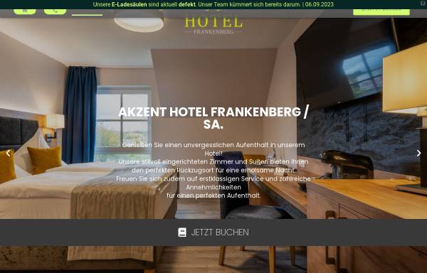 Vorschau von www.hotel-frankenberg.de, Landhotel Frankenberg