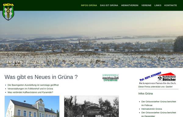 Vorschau von www.gruena-online.de, Grüna Online