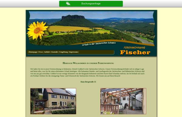 Vorschau von www.saechsische-schweiz.info, Ferienwohnung Fischer
