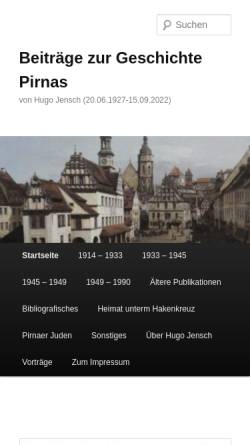 Vorschau der mobilen Webseite www.geschichte-pirna.de, Geschichte in Pirna