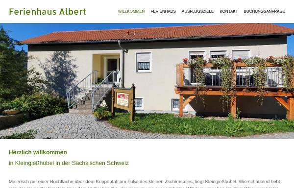 Vorschau von www.ferienhaus-albert.de, Ferienhaus Albert