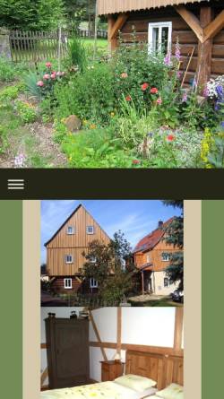 Vorschau der mobilen Webseite www.kleiner-zschirnsteinhof.de, Urlaub auf dem Bauernhof