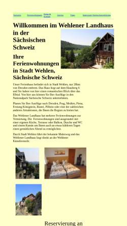 Vorschau der mobilen Webseite www.wehlener-landhaus.de, Wehlener Landhaus