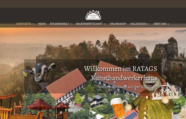 Vorschau von www.ratags.de, Erzgebirgische Holzkunst - Ratags Holzdesign