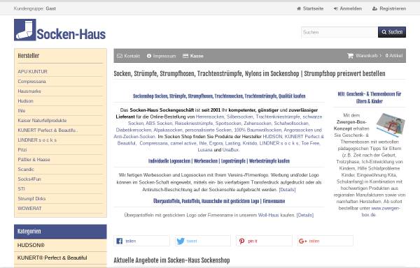 Vorschau von www.socken-haus.de, Socken Haus