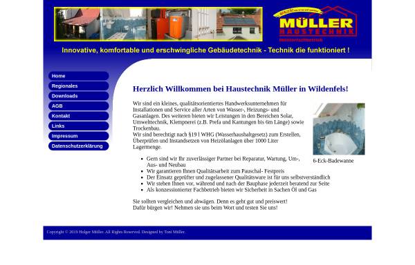 Vorschau von www.haustechnik-mueller.de, Haustechnik Müller