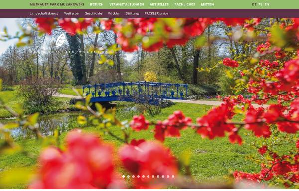 Vorschau von www.muskauer-park.de, Stiftung 