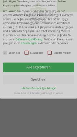 Vorschau der mobilen Webseite www.sachsenobst.de, Obstland Dürrweitzschen AG