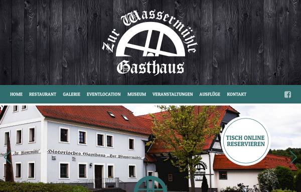 Vorschau von www.wassermuehle-hoefgen.de, Gasthaus Zur Wassermühle