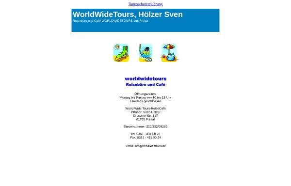Vorschau von www.worldwidetours.de, WorldWideTours