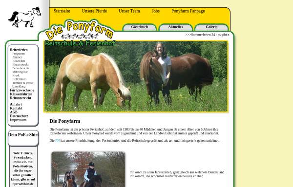 Vorschau von www.die-ponyfarm.de, Die Ponyfarm