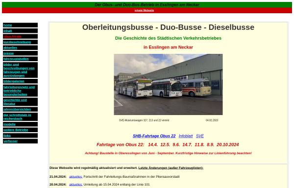 Der Obus- und Duo-Bus-Betrieb des Städtischen Verkehrsbetriebes