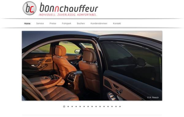 Vorschau von www.bonn-chauffeur.de, Mietwagenbetrieb Waldemar Reisich - Bon(n) Chauffeur