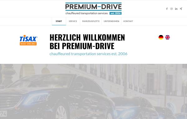 Vorschau von www.premium-drive.de, Premium-Drive Fahrdienstleistungen Mark Schüler