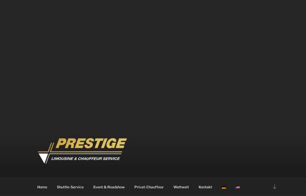 Vorschau von www.prestige-limo.com, Prestige Limousine & Chauffeur Service